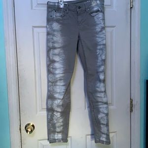 grey tiedie jeans from GAP
